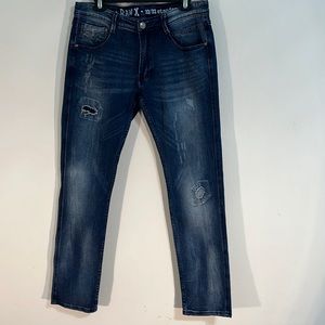 RAW X Men’s Denim Jeans Blue Color Stretch Size 32/32 Standard